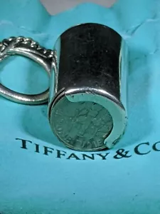 Antique Tiffany & Co Sterling Silver Dime Dispenser with Key Chain - Picture 1 of 12