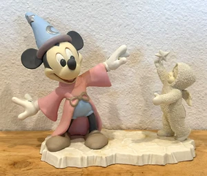 FIGURA "NUEVO AMIGO DE MICKEY" HECHICERO SNOWBABIES DEL DEPARTAMENTO 56 DE DISNEY - Imagen 1 de 14