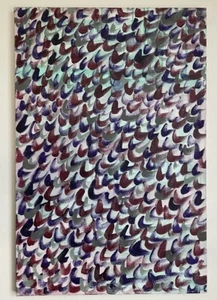 Beautiful Fun Acrylic Painting on Canvas with Custom Wood Backing - Picture 1 of 16