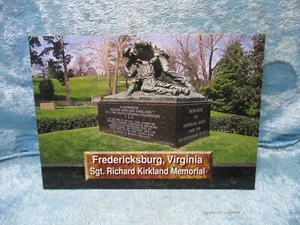Sgt. Richard Kirkland Memorial Fredericksburg Va Civil War Postcard - Picture 1 of 2