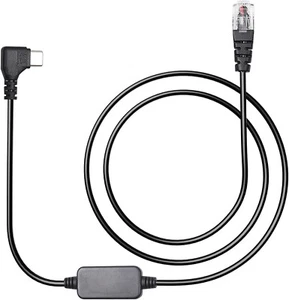 3.3Ft Length Radar Detector Cable USB-C to RJ11 Plug Cord For Uniden R1 R3 R7 - Picture 1 of 3