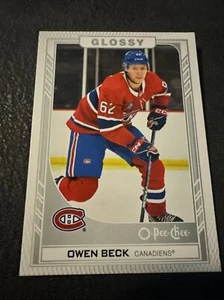 2023-2024 Upper Deck Series 2 #R-29 Owen Beck Glossy - Montreal Canadians - Picture 1 of 2