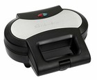 Schallen Double Electric Non-Stick Deep Pie Maker Machine Black, Silver & Marble