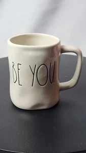 Rae Dunn Mug BE YOU Coffee Cup Farmhouse Hot Cocoa Fall Home Decor Gift NWOT - Picture 1 of 2