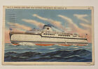 Vintage Postcard, S.S. Princess Anne Ferry Boat, Between Cape Charles & Norfolk