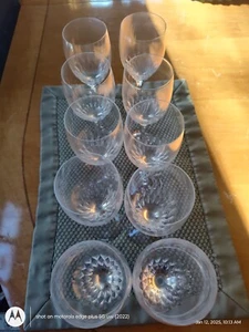  Vintage ORREFORS SWEDEN 7 1/4 Tall X  2 3/8 Diameter. WATER / WINE  Stemware - Picture 1 of 4