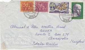 PORTUGAL BRIEF NACH USA (1963)   - Bild 1 von 1