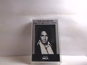 Neil Diamond – His 12 Greatest Hits (Cassette, US, 1980, MCA) TP199 - Picture 1 of 4