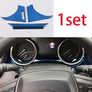 Dash Instrument Speedometer Sticker 2018-2023 3pc Blue Titanium For Toyota Camry - Picture 1 of 7