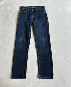 Wonder Nation Boys Pockets Blue Denim Adjustable Waist Slim Jeans Size 14 - Picture 1 of 17