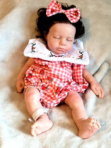 Reborn realistic full body silicone Newborn Baby girl - Picture 1 of 11