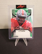 Leaf Metal 1/1 C.J. STROUD Production Proof - Texans NSCC One of One