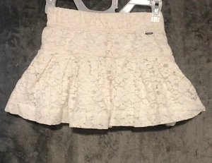 ABERCROMBIE KIDS GIRLS White LACE SKIRT Size L - Picture 1 of 6