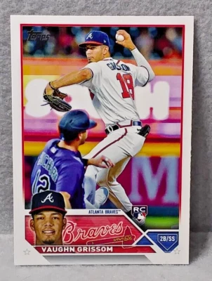 2023 Topps Series 1 Baseball #275 VAUGHN GRISSOM RC - Braves - Image 1 of 2