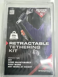 11401 Ty-Flot 5-lb. Retractable Tethering Kit Stronghold Tool Drop Prevention - Picture 1 of 4