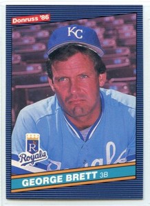 1986 Donruss Baseball - #53 - George Brett - Kansas City Royals