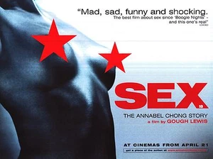 MOVIE POSTER~Sex: The Annabel Chong Story 1999 30x40" British Quad Gough Lewis~ - Picture 1 of 2