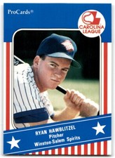 1991 PROCARDS CAROLINA LEAGUE ALL-STARS RYAN HAWBLITZEL WINSTON-SALEM SPIRITS
