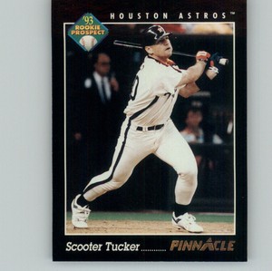 1993 Pinnacle Scooter Tucker Rookie Houston Astros #245