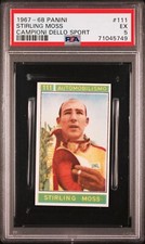 1967-68 Panini Campioni dello sport #111 STIRLING MOSS  PSA 5