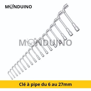 Pipe wrench - Chrome steel from 6 to 27mm