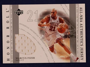 2001-02 Upper Deck Honor Roll All-NBA Authentic Jerseys #15 Marcus Fizer - Picture 1 of 2
