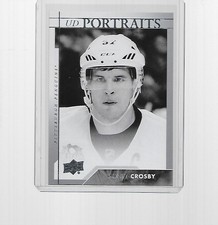 2017-2018 UPPER DECK HOCKEY UD PORTRAITS SIDNEY CROSBY #P-54