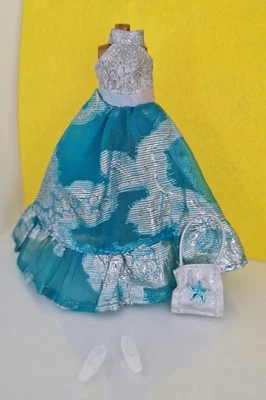 Vintage  Topper Dawn Doll Starlight Ball Dress &  Accessories VGC #0812 - image 1 of 4