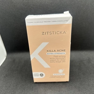 ZitSticka killa acne Extra Strength Acne Patches 4 Patches +  4 Cleaning Swap - Image 1 of 4