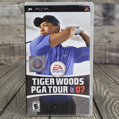 Tiger Woods PGA Tour 07 (Sony PSP UMD, 2006) CIB Golf Game PlayStation EUC - Image 1 of 4