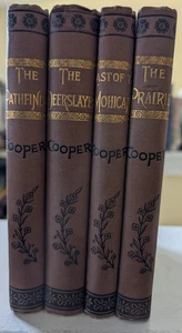 Leatherstocking Tales 1890 Last of the Mohicans Deerslayer Pathfinder Prairie - Bild 1 von 8