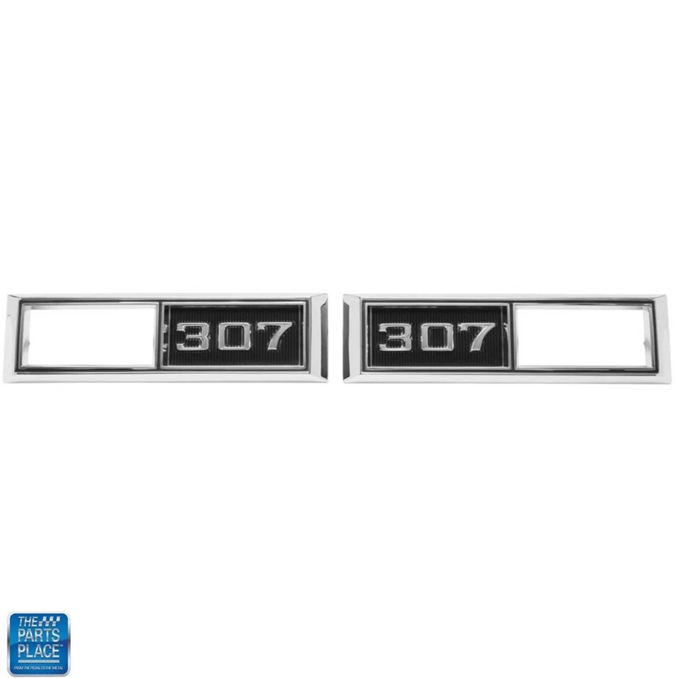 Chevrolet 1968-69 bisel de luz marcadora delantera con motor tamaño 307 - par Foto 1 de 1