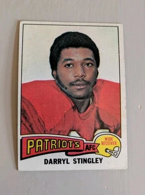 Darryl Stingley 1975 Topps #238 VG New England Patriots - Image 1 of 2