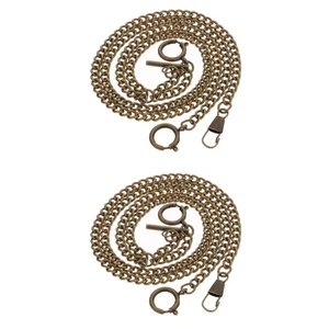Clip Reloj de Bolsillo Cadena Metal Reloj de Bolsillo Cadena Metal Cartera Cadena - Imagen 1 de 12