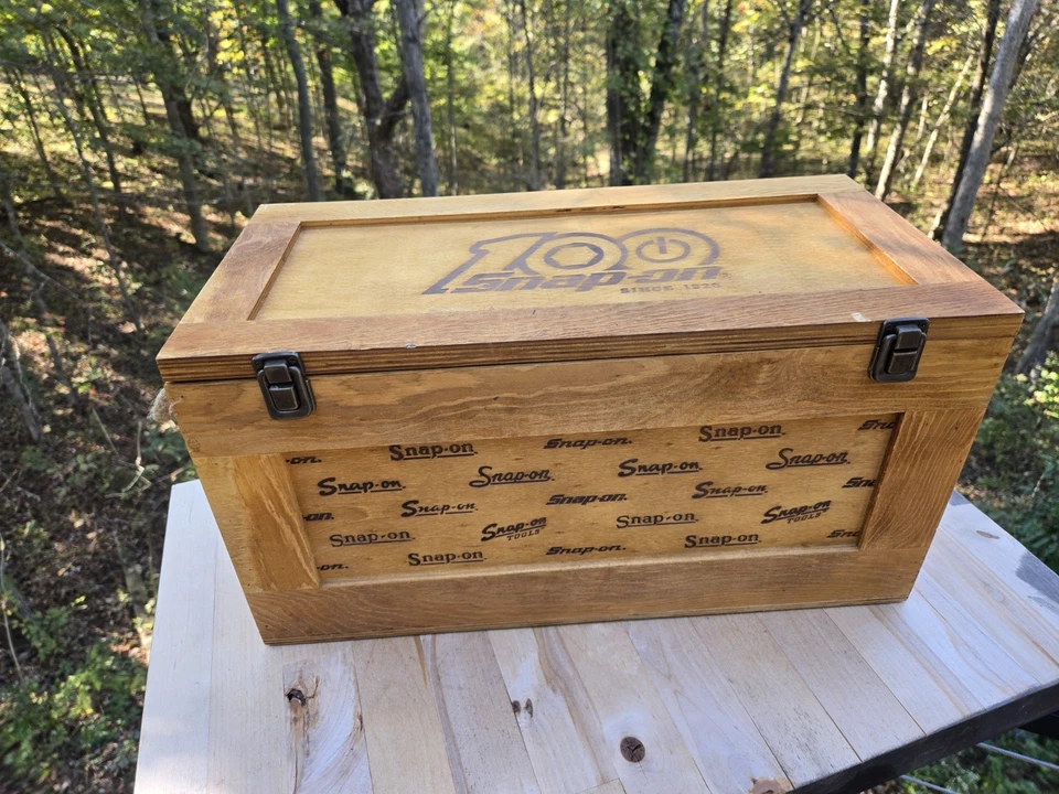 Ferramentas Snap-On 100º Aniversário Jogo Baú Poker Cribbage Blackjack Cartas Novas! - Imagem 1 de 4