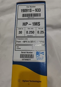 Columna de cromatografía líquida Agilent 19091S-933 1 pieza - Imagen 1 de 3