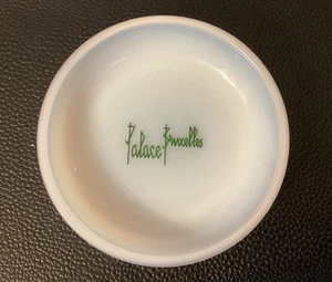 De Colección Palace Bruxelles (Bruselas) Punta de Vidrio Opalino Blanco, Bandeja Plato Usado en Excelente Condición - Imagen 1 de 4