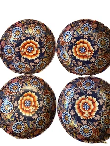 Williams Sonoma Fleur Dipping Bowl Dark Set de 4 Nuevo 1.5 x 5.5" - Imagen 1 de 6