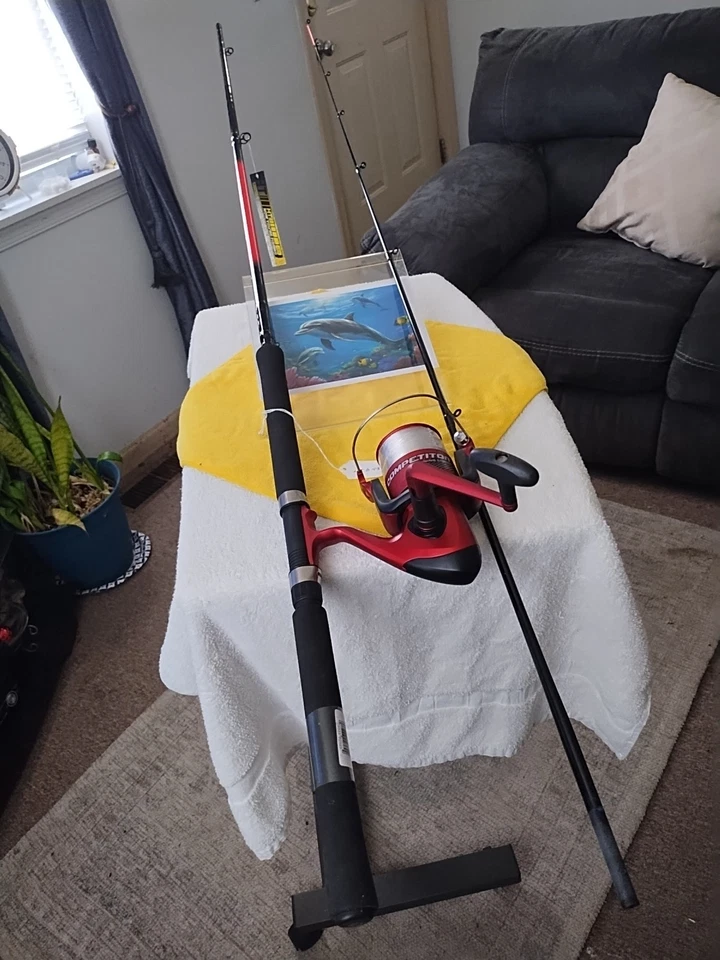 Nueva caña de pescar giratoria Panfish especial 11' UL 2-12 lb y carrete competidor Foto 1 de 4