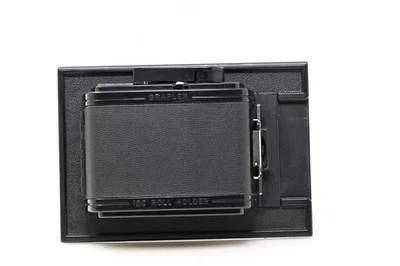 Graflex RH 10  120 Roll Film Back Holder for 4x5 w/ 10 Exposures knob (#B128) - Image 1 of 4