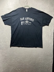 T-shirt unisex 3XL San Antonio Texas TX blu navy nuova con etichetta - Foto 1 di 8
