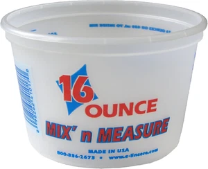 41017 Mix 'N Measure Plastic Container, 1-Pint - Picture 1 of 1