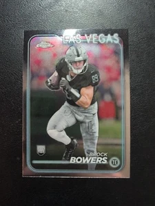 2024 Topps Chrome - Rookies Brock Bowers #207 (RC) Las Vegas Raiders Superstar - Picture 1 of 3