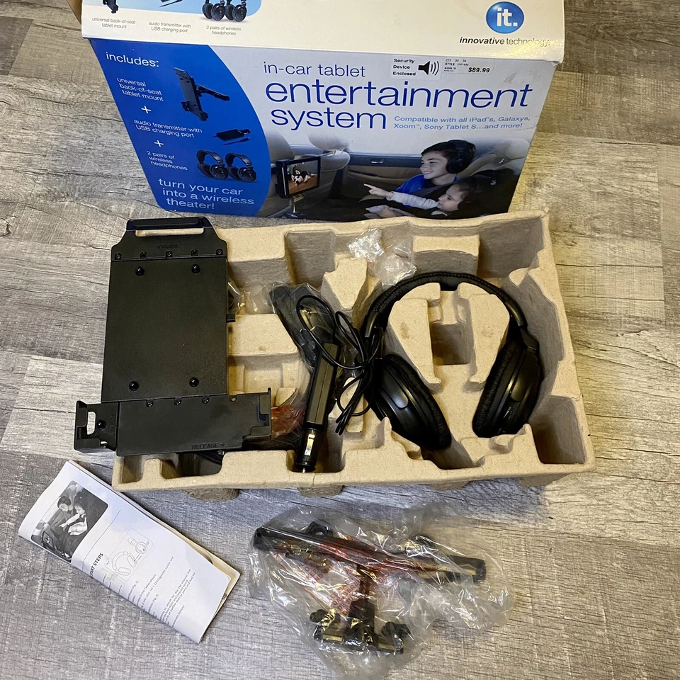 Innovative Technology ITIP-444 In-Car Tablet Entertainment System - NEW (Opened) - Image 1 of 4