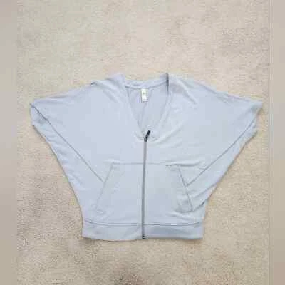 Suéter o chaqueta Lole lindo ala de murciélago o estilo dolman manga corta cremallera talla sm Foto 1 de 4