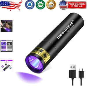 Versatile 395 NM UV Flashlight - Perfect for Pet Urine Detection & Resin Curing - Picture 1 of 9