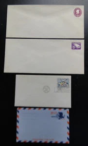 3 US stamped envelopes & 1 FDC - Picture 1 of 11