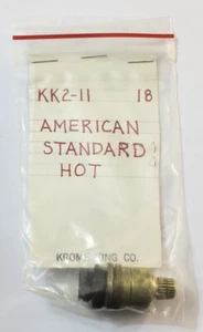 KK2-11 18 American Standard Warm Wasserhahn Ersatzventil - Krome King Co - Bild 1 von 4