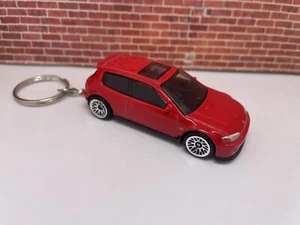 KEYCHAIN for 92-95 HONDA CIVIC HATCHBACK JDM AUTO CAR KEYS CHAINS w/ FREE GIFT!! - Imagen 1 de 2