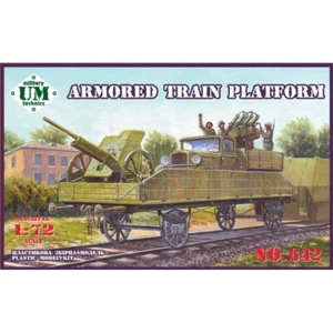 UMT 642 Plastik Modellbausatz Maßstab 1:72 Panzerzug Bahnsteig - Bild 1 von 8